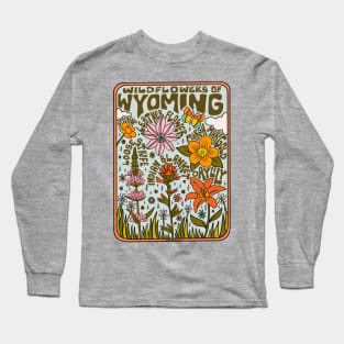 Wyoming Wildflowers Long Sleeve T-Shirt